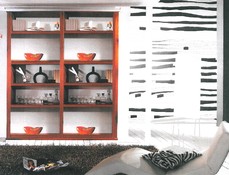 Soggiorno libreria